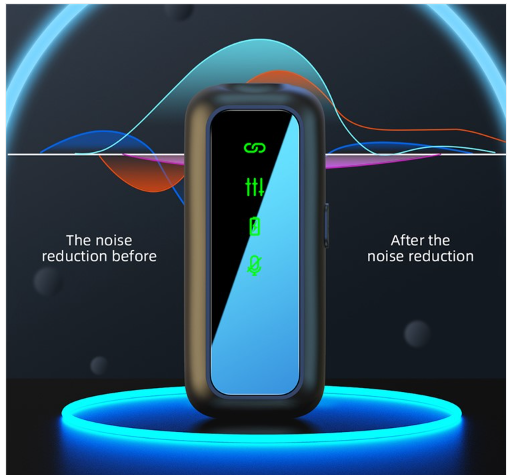 SX6 Micrófono Con pantalla Con Receptor Para Transmisión para Iphone