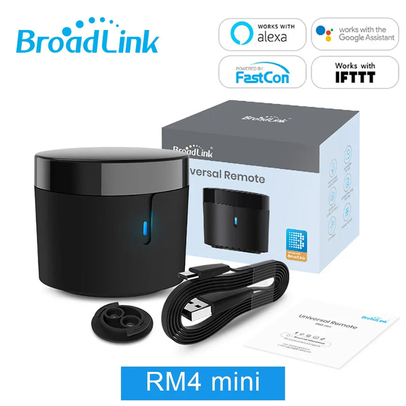 Broadlink Rm4 Mini Control Remoto Universal Conpatible alexa y google Domótica Wifi