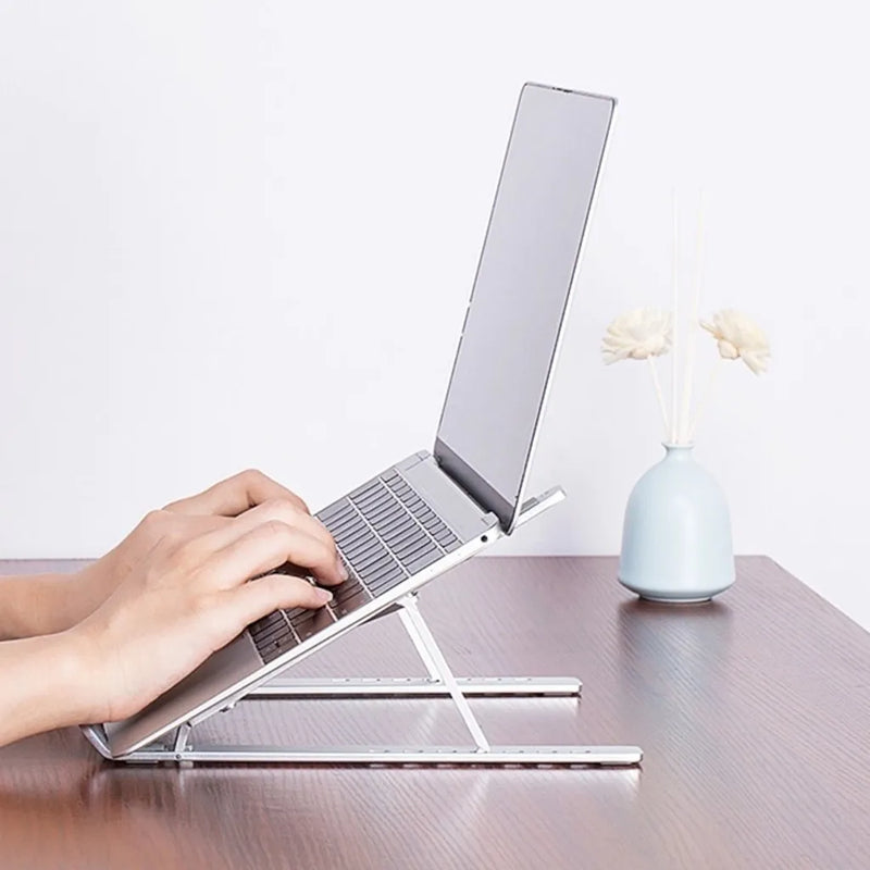 Base Soporte Aluminio Para Equipo Portatil Macbook Tablet