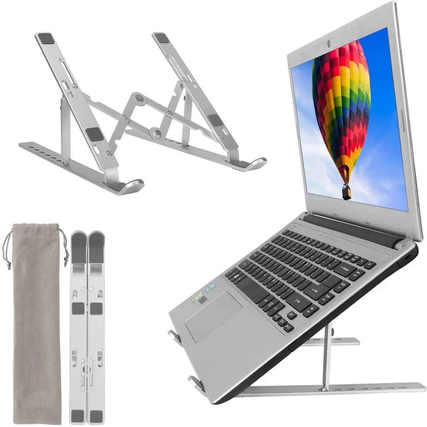 Base Soporte Aluminio Para Equipo Portatil Macbook Tablet