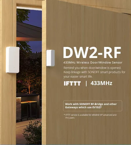 Sensor Puerta Ventana Wifi Sonoff Dw2 Inalámbrico Domótica