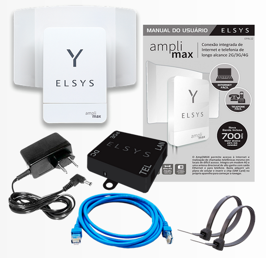 Amplificador Elsys Amplimax 4g Modem Exterior Internet Rural