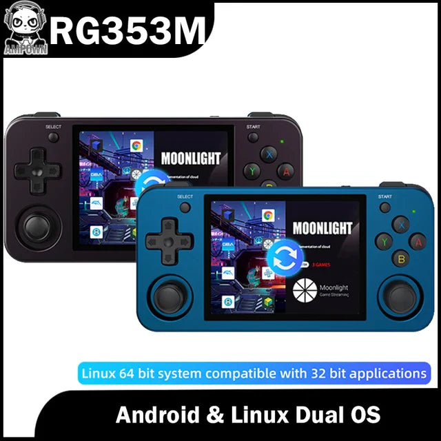 Consola de juegos Anbernic RG353M android Tactil de 128 GB emulador de psp play 1 nds snes