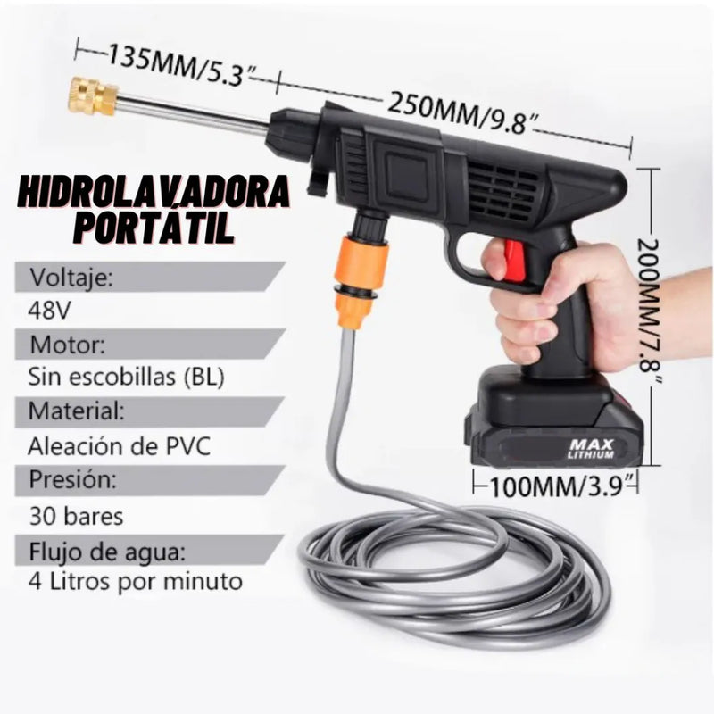 Súper Hidrolavadora Portátil 48V