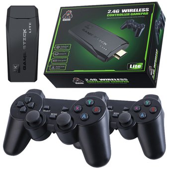 Consola Juegos Inalámbrica game stick lite 2.4g 64gb Ps1