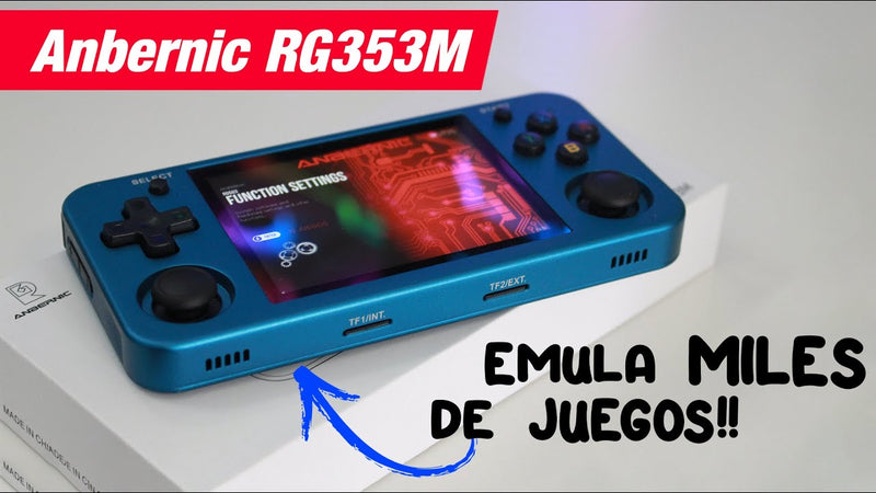 Consola de juegos Anbernic RG353M android Tactil de 128 GB emulador de psp play 1 nds snes